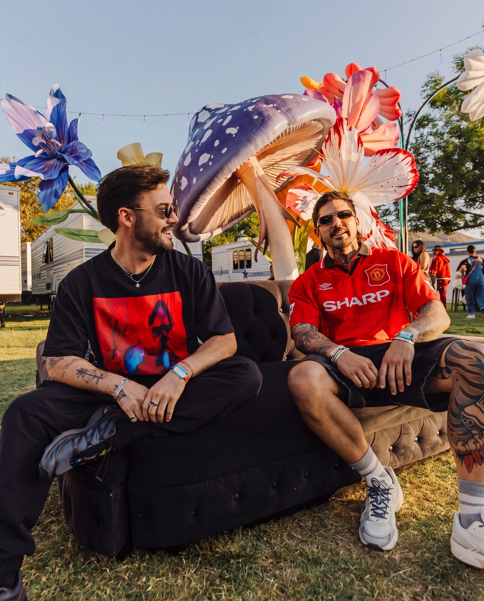Tom & Collins on tour — festival activation