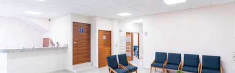 Clinic reception and waiting area
